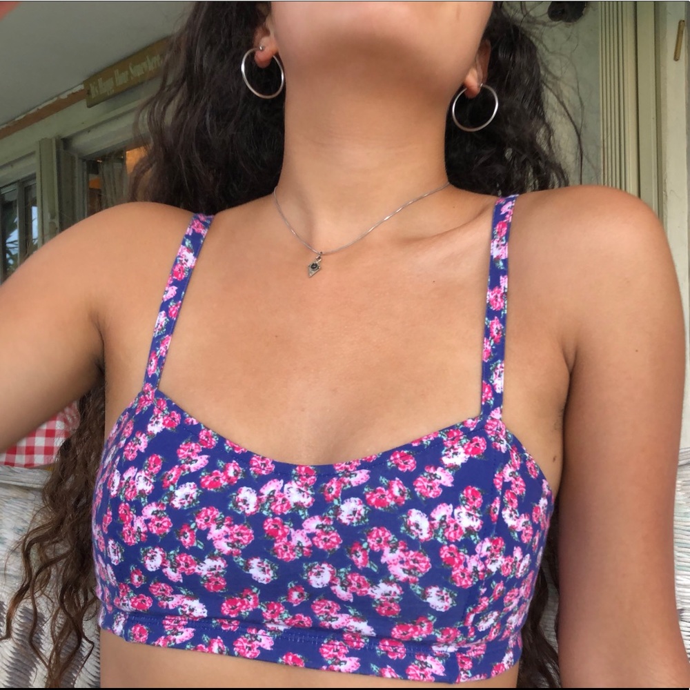 Floral Strappy Bralette